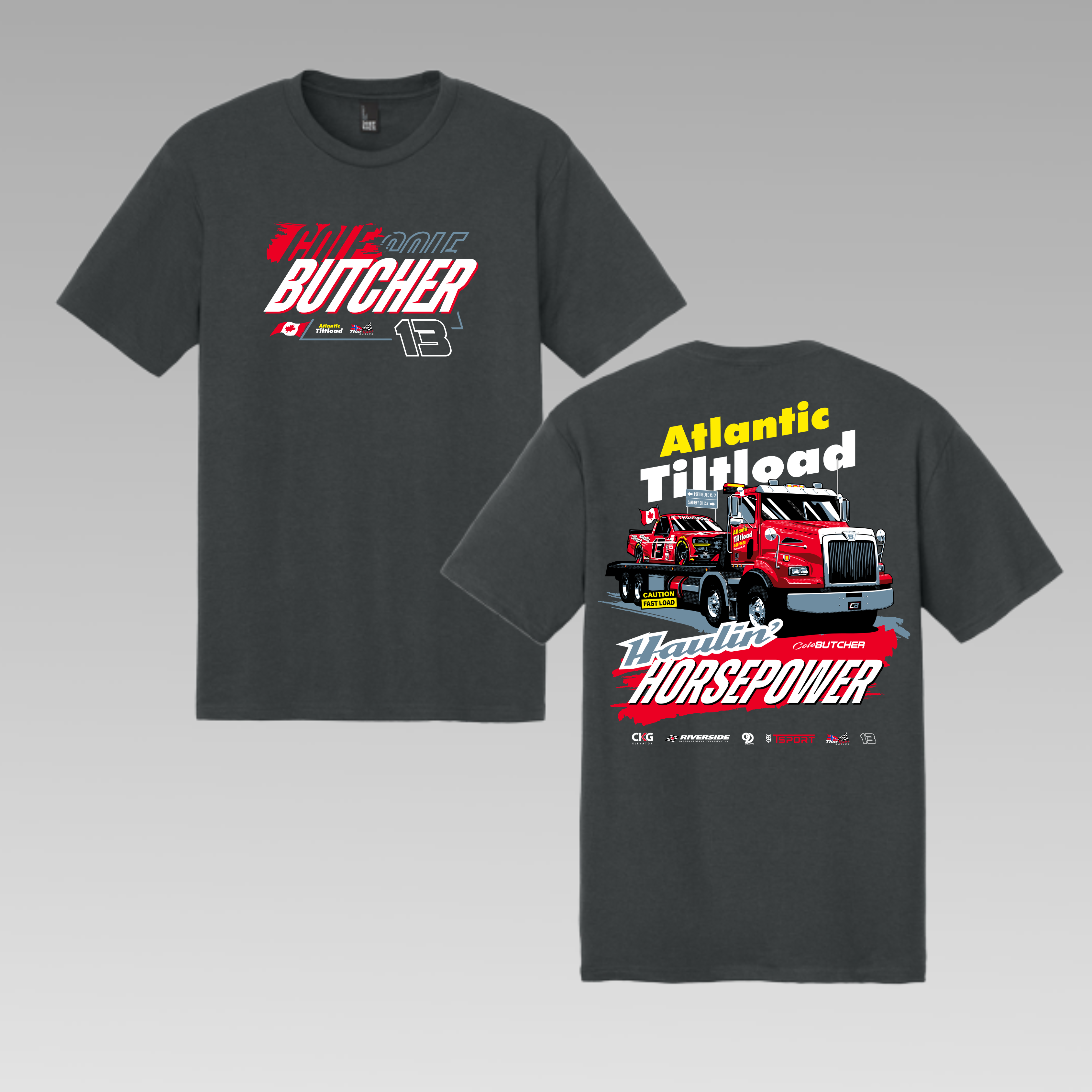 Cole Butcher "Haulin' Horsepower" Atlantic Tiltload Tee