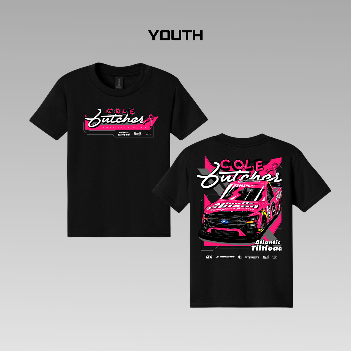 Cole Butcher Breast Cancer Awareness Shirt  – Youth | PRE-ORDER